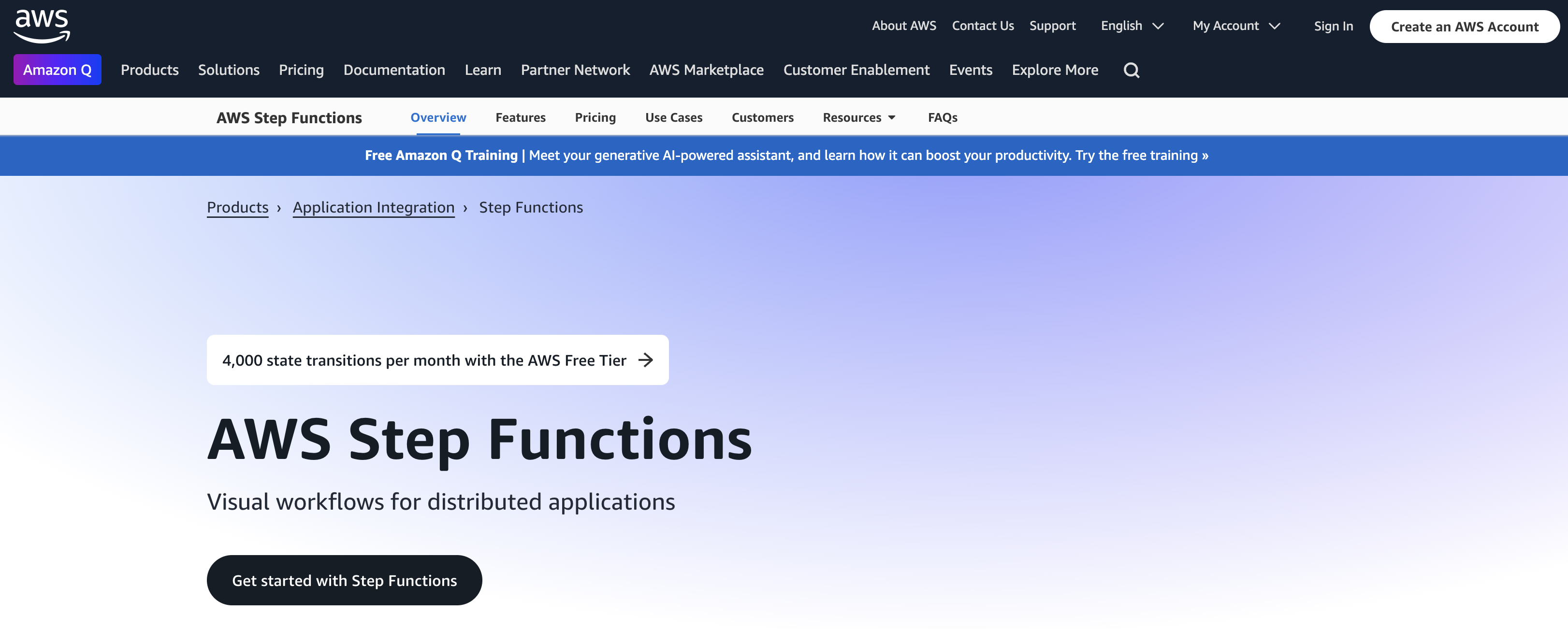 Data Orchestration Tool AWS Step Functions  